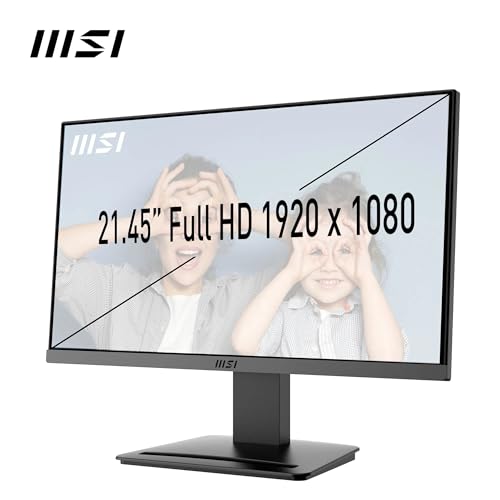 MSI PRO MP223 E2 21.45-Inch Full HD Office Monitor - 1920 x 1080 Resolution, 100Hz, Eye-Friendly Screen, Tilt-Adjustable - HDMI™ 1.4b, DisplayPort 1.2a - Image 3