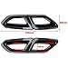 Spare Parts 2Pcs Car ABS Rear Exhaust Muffler Tail Pipe Cover Trim Decorative Accessories For Passat B8 2016-2019(Glossy)
