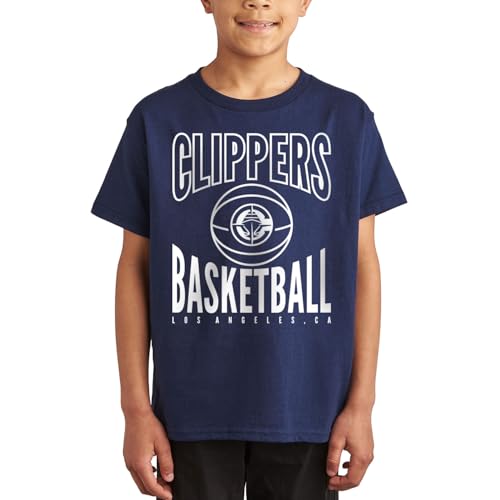 Junk Food NBA - Los Angeles Clippers - Team Basketball - Officially Licensed Youth Short Sleeve Fan Tee for Boys and Girls