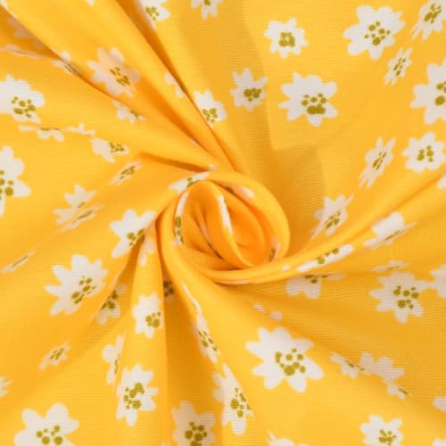 Image of NHD HOME Pure Cotton Full Elastic Fitted Bedsheets for Double King Size Bed with 2 Pillow Covers 210 TC Supersoft |Wrinkel Free Bed Cover Size - 72x78+10 inches, Yellow White
