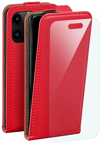 Protection intégrale iPhone 16 Pro moex étui rouge anti-rayures