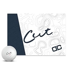 Cut DC Dual Core Golf Balls – Premium, Soft Core – Offers Decreased Ball Spin & Improved Golf Shot Accuracy and Control – 4 Piece Construction Designed for Players of All Levels (One Dozen)