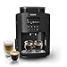Krups Essential, Machine espresso entièrement automatique, Réglage de la longueur du café, 3réglages de mouture, Buse vapeur, EA81P8E0, Noir