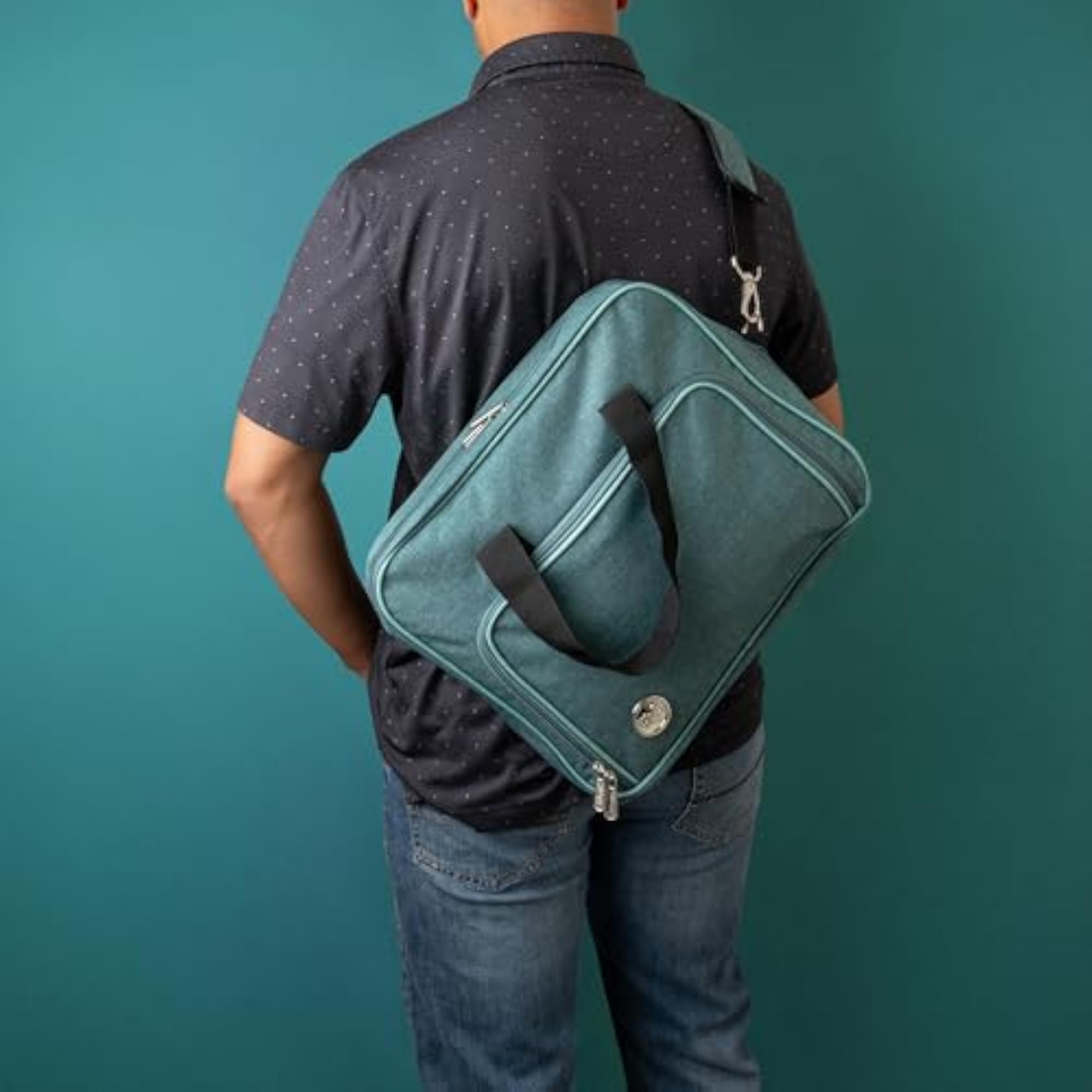 Craft Tote Bag, Mint Craft Organizer
