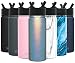 Produktbild Simple Modern 530ml Summit Trinkflasche mit Strohdeckel - Hydro Thermoskanne Thermosflashe Wasserflasche Flask Geschenke für Kinder Sport Isolierflasche vakuumisoliert- doppelwandig- Edelstahl 18/8