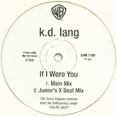 K.D. LANG - IF I WERE YOU 12in PROMO