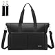 ROYALFAIR Baby Wickeltasche Klein für Unterwegs Reise Wickeltasche Bote Messenger mit Isoliertasche und Befestigungshaken (42 x 33 x 18 CM, Schwarz)