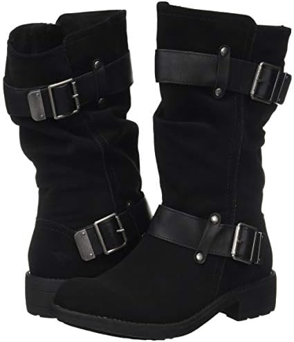 Rocket Dog Women's Ankle Biker Boots, Black Matt, 9 | Image 6