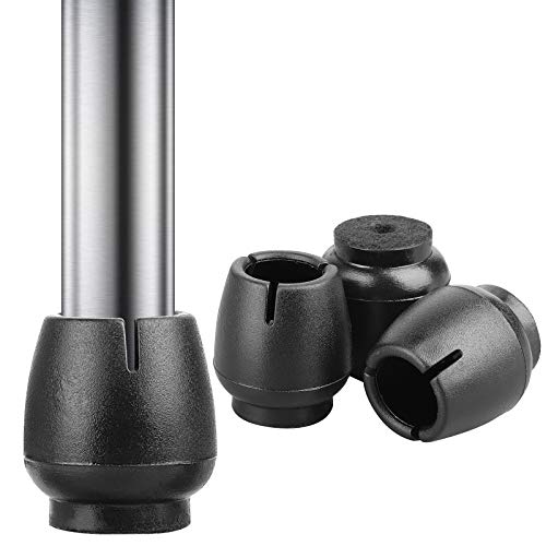 32Pack Anwenk Small Chair Leg Floor Protectors for 4/9" to 5/8" (12mm to 16mm) Round Chair Legs, Silicone Small Chair Leg Caps Covers Best Chair Leg Tips, Black