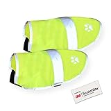 Mit 3M Scotchlite reflektierendem Material hergestellt, Reflektierrate: 550cd/lux. Macht Ihren Hund aus bis zu 200m Entfernung für Autofahrer sichtbar.