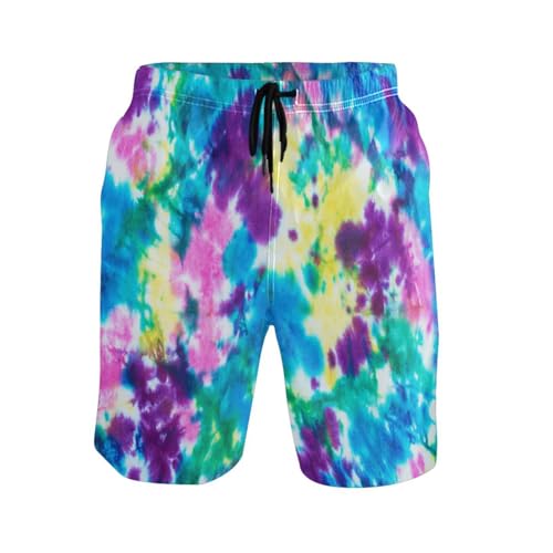 Short de bain court tie-dye pour vos vacances d'été à la plage