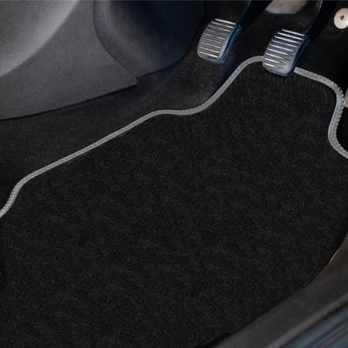Car Mats Compatible with Renault Captur (2020) Tailored Fit Grey Carpet Car Floor Mats Set