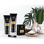 Bath and Body Gift Set for Men - Sandalwood Amber - Birthday, Christmas, Fathers Day Gifts From Wife Daughter Son for Husband, Dad - Relax Spa Kit w. Full Size Items in Deluxe Toiletry Bag - Image 5