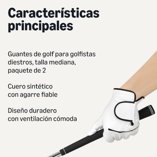 Guantes de golf para evitar ampollas en golfistas diestros de Amazon 2