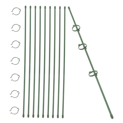 HYTROVE 10セット 蝴蝶?支柱 プラスチック製 耐候性 ガーデン装飾用 クライミング植物用支え 棒 植物サポート ステーク 園芸用屋内外対応