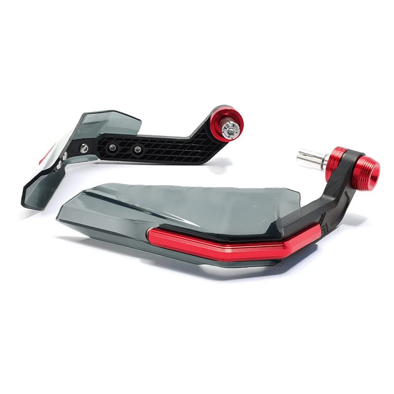 Handbescherming Voor Motorfietsen, Handbescherming Voor Motorfietsen, Slagvast Stuur, Windscherm Met Hoge Sterkte Voor Motorfiets(ROOD