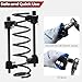 ATPEAM Macpherson Strut Spring Compressor 2pc Heavy Duty Coil Spring Compressor Strut Remover Installer Tool, 7/8in Socket 1/2in Drive