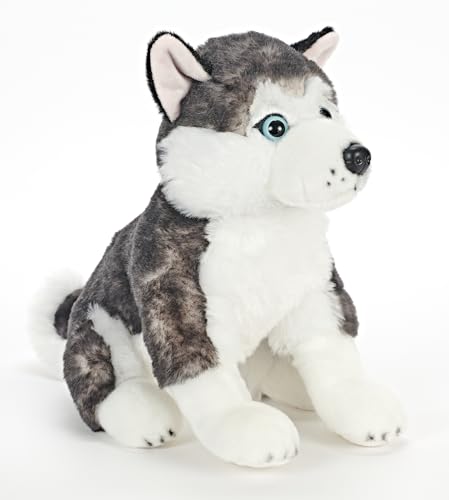 The Petting Zoo Husky Dog Stuffed Animal Plushie,...