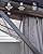 GarveeLife 10 ft x10 ft Hardtop Gazebo, Black Frame with Gray Curtains, Double Metal Roof, Aluminum Alloy Frame, Net, Heavy Duty, for Patio, Deck, Backyard, Garden