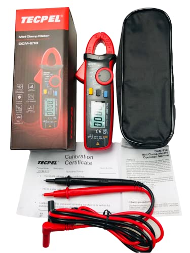 Image of TECPEL DCM-210 2000 Counts True RMS AC /DC clamp Meter