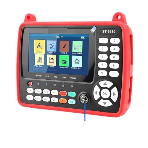 ST-5150 DVB-S2/T2/C R{ HD qt@C_[[^[ H.265 HEVC MPEG-4 QPSK 8PSK 16APSK 4.3C` TFT LCD XN[