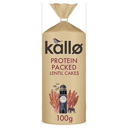 Kallo Protein Packed Lentil Cakes, 100g & Blueberry & Vanilla Rice & Corn Cakes 131g