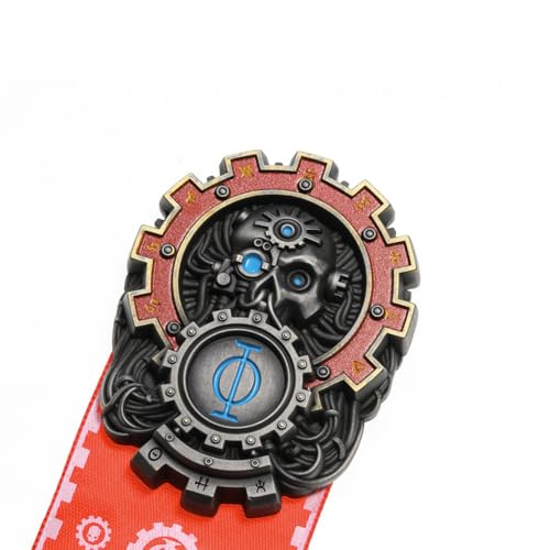 Starforged Seal of Omnissiah Machine God Deus Mechanicus Men's Brooch Badge Backpack Clothing Accessories