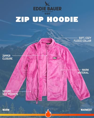 Eddie Bauer Kids' Zip Up - Kids' Full Zip Ultra Soft Sherpa Fleece Jacket for Boys and Girls (5-20)3