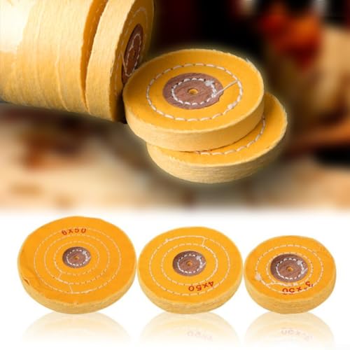 Cotton Cloth Polishing Wheel with 4mm Hole for Jewelry and Glass Industry (8inch)