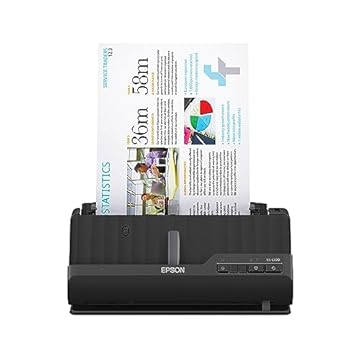 Epson Workforce ES-C220 Scanner compacto de documentos de computador com digitalização de 2 faces e alimentador automático de documentos (ADF) para PC e Mac