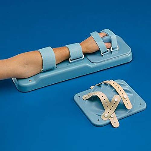 Rolyan Ball Hand Piece Accessory, Left, Use with Forearm Skateboard, Abducts Fingers & Thumb, Maintains Palmar Arch, Prevents Reflex Movement, Promotes Stability, Upper Extremity Therapy