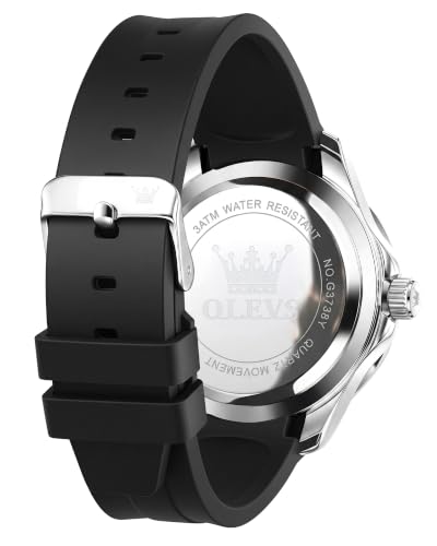 Image of OLEVS Watches for Men Luxury Dress Wirst Watch Gift | Large Dial,tainless Steel,Waterproof,Luminous,Watch Gift