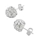 Produktbild Louise Zoe-Ohrstecker versilbert, Messing Swarovski-Kristall-WH 1LZ0432 SW