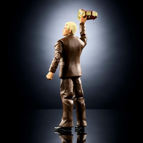 WWE Figurine articulée Élite The american nightmare Cody Rhodes de 15 cm Serie 120 - vue 7