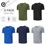 Cimic 3, 5 or 7er Pack Sport Tshirts Herren Funktionsshirt Schnelltrocknend Atmungsaktive Trainingsshirt Fitness Laufshirt Kurzarm – Bild 5