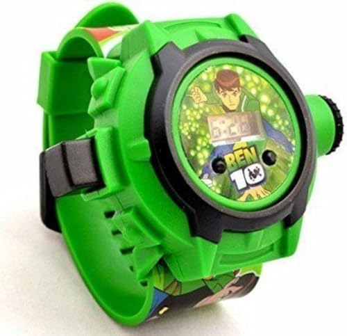 Image of Acnos Brand- Digital 24 Images Projector 7 Character Watch for Kids Boys Rubber Material Watch Diwali Gift Birthday Return Gift Best Digital Toy Watch for Boy's Girl's