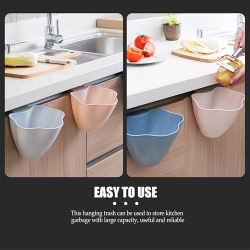Caneca de basura colgante para cocina Kichvoe 3 piezas miniatura 5