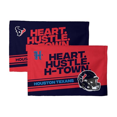 Northwest NFL Houston Texans Fan Towel 2-Pack, 16" x 25", Play Action