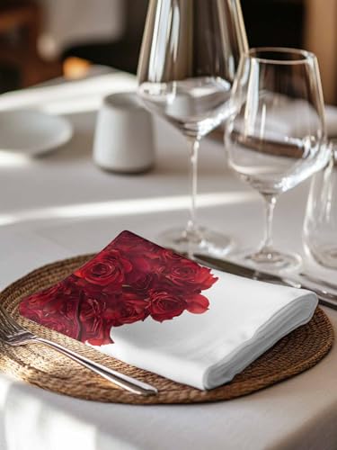 Servilletas de tela Rose Love set x4 50.5x50.5 cm miniatura 5
