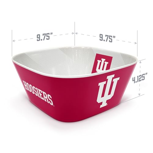 Image of YouTheFan NCAA Indiana Hoosiers Large Party Bowl