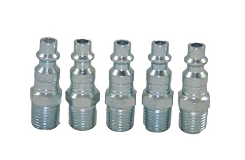 Milton 727 NPT M Style 1 4 Male Air Line End Plug (MIL727) 5-Pack