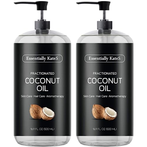 Essentially KateS Fractionated Coconut Oil 33.8 Fl Oz (2 x 16 Fl Oz)