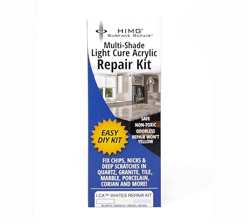 Blanc - Kit de Réparation Email Marbre Quartz Granit Porcelaine Corian - HIMG Surface Repair
