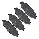 Ambiance effrayante : sublimez votre décoration de table pour halloween avec ces sets de table à motifs de toiles d’araignée