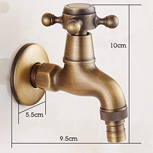 Robinet d'évier rétro en laiton durable contre le calcaire pour cuisine et lavabo - 4