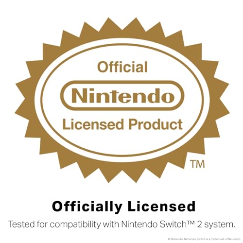 Manette filaire PowerA Advantage pour Nintendo Switch 2 - C'est l'heure de Mario, Sous licence officielle, Effet Hall, Boutons programmables, Manette Pro, Bouton C, Commandes audio intégrées