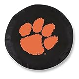 Holland Bar Stool Co. Clemson Tigers HBS Black Vinyl Fitted Spare Car Tire Cover (32 1/4' x 12')