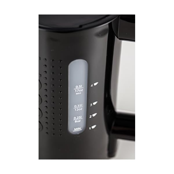 Bodum 1145101US Bodum Bistro Electric Water Kettle, Plastic, 17