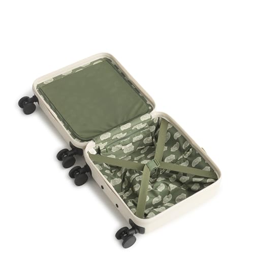 Vera Bradley Mini Adair Spinner, Hardside Luggage, Cottage Cream2