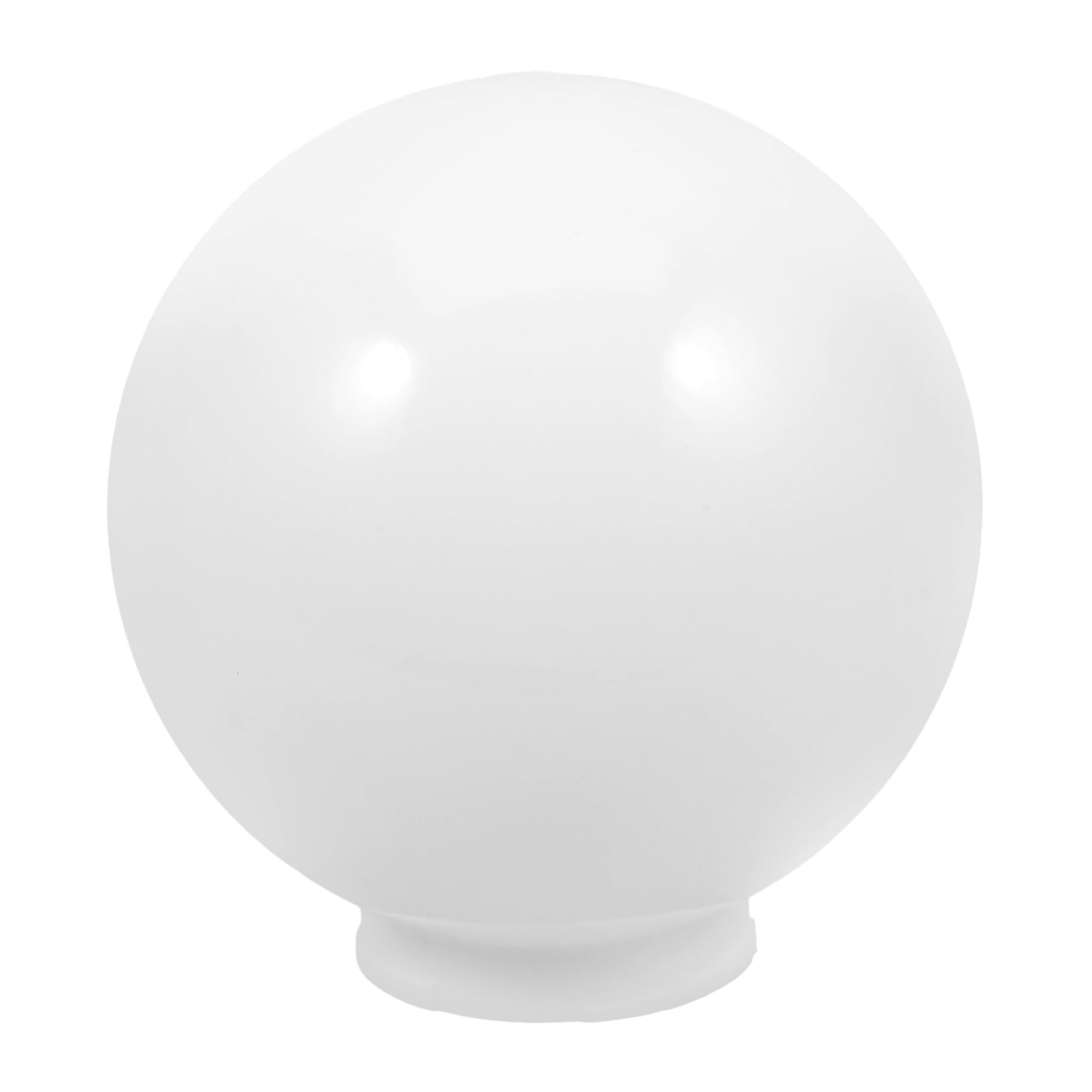 PRETYZOOM Paralume Sferico Acrilico 7.87In Coprilampada Da Esterno Globo Lampione Rotondo Protezione Lampada Per Giardino Patio Facile Installazione Decorazione